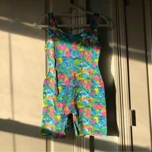 Vintage workout onesie